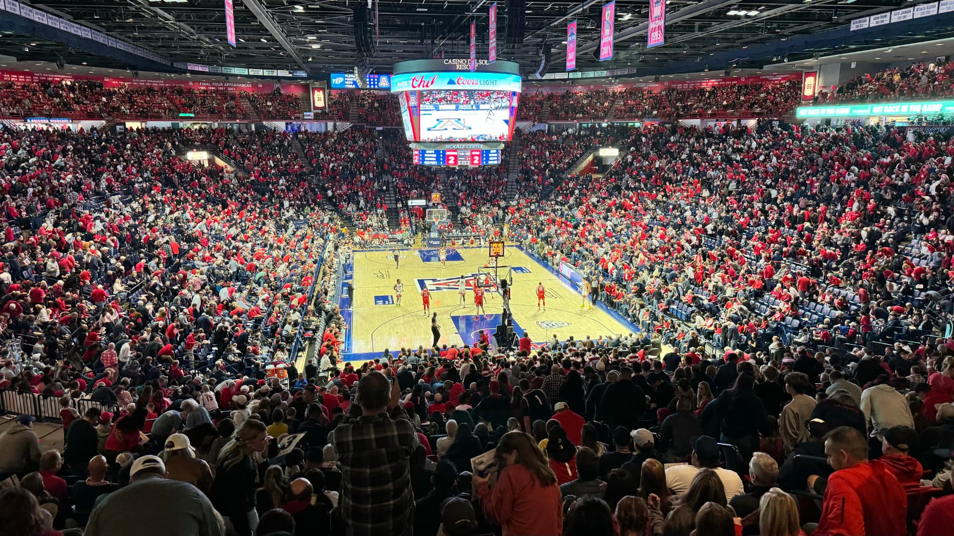 A packed house in Tucson