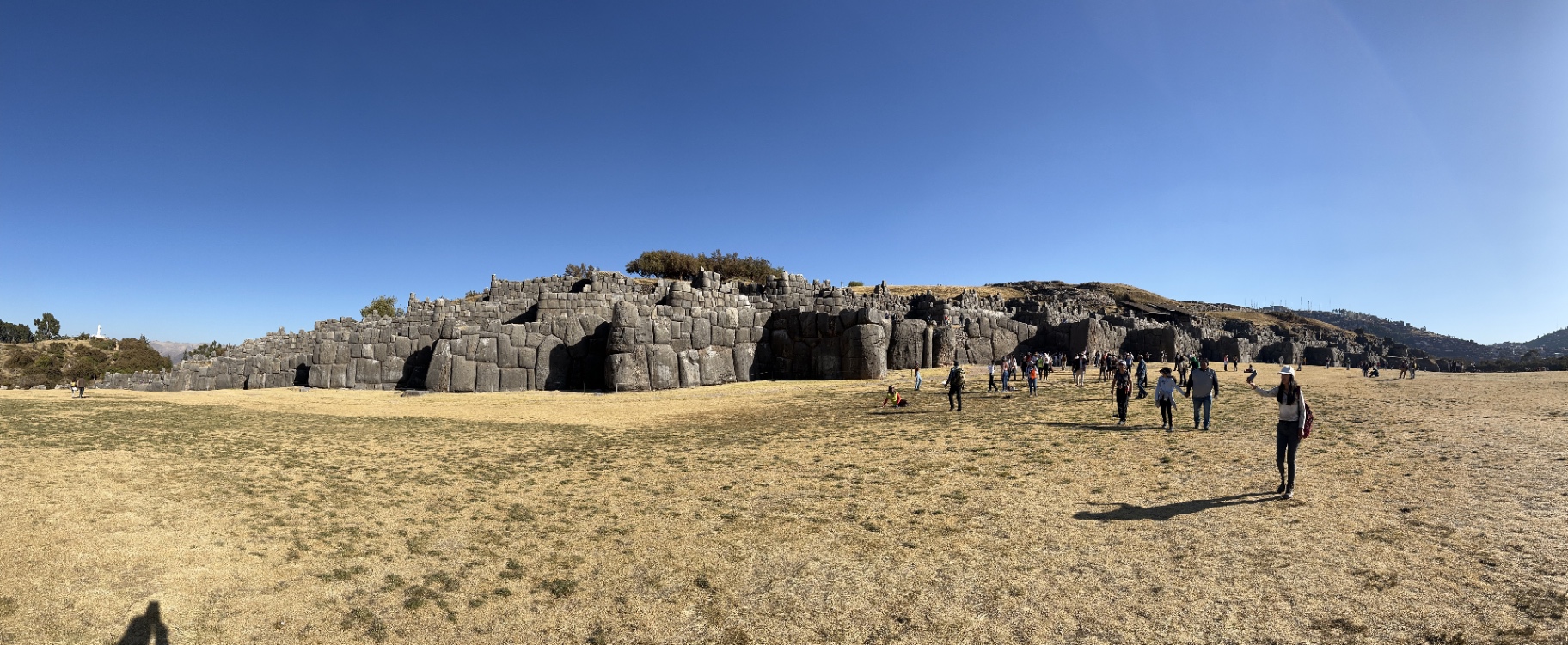 Open highland landscape and ancient stone walls above Cusco