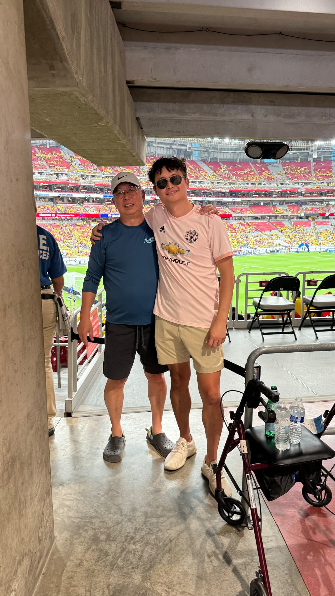 Ken and Johan together inside State Farm Stadium