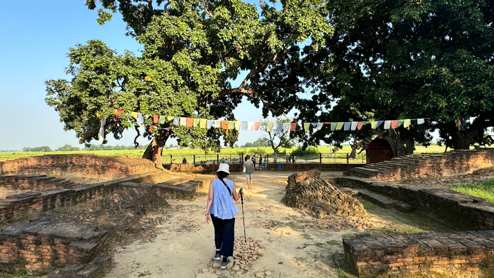 Prince Gautama left the palace from this gate. — Sacred sites near Lumbini, Nepal.