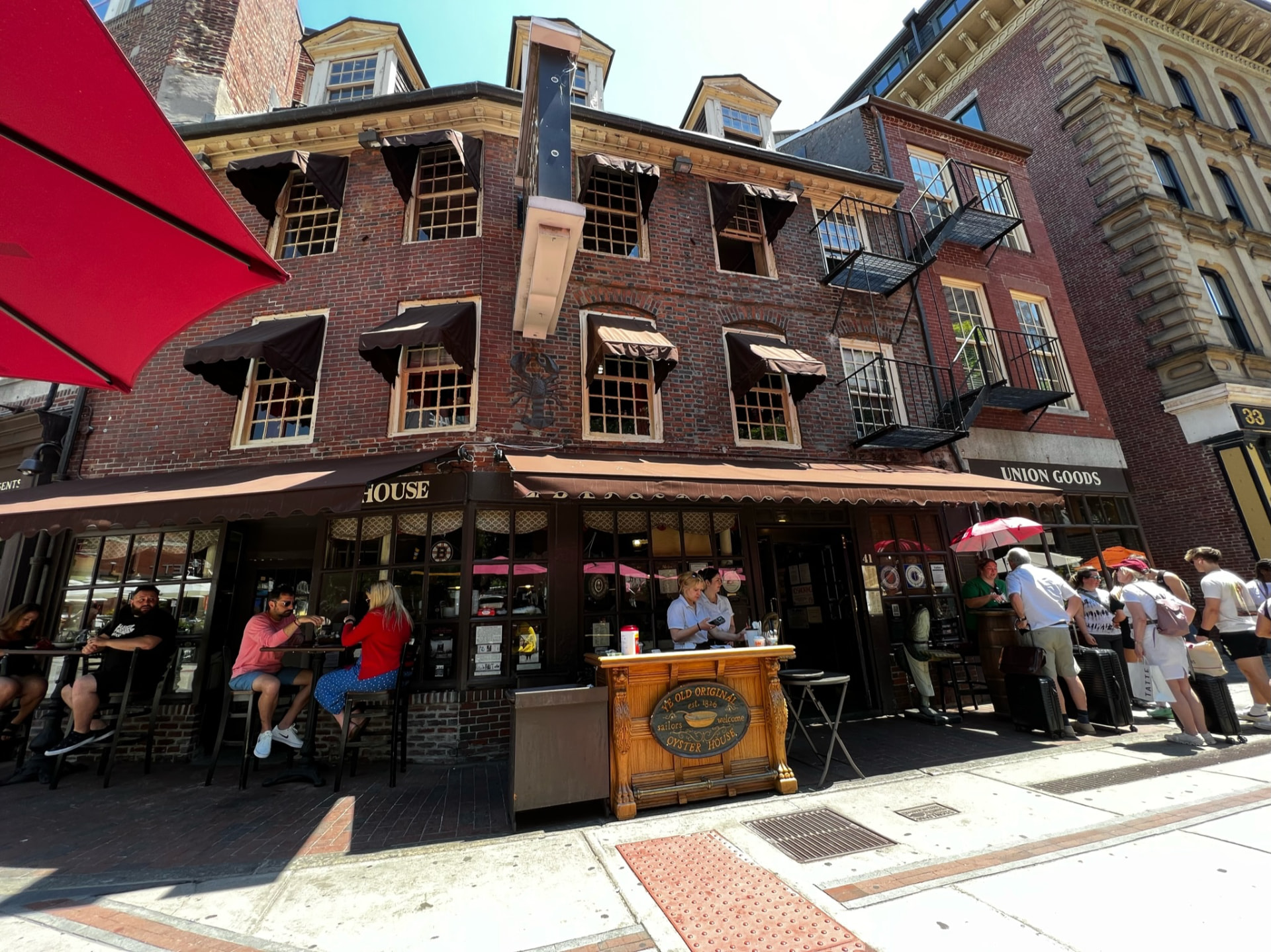 The historic Union Oyster House building