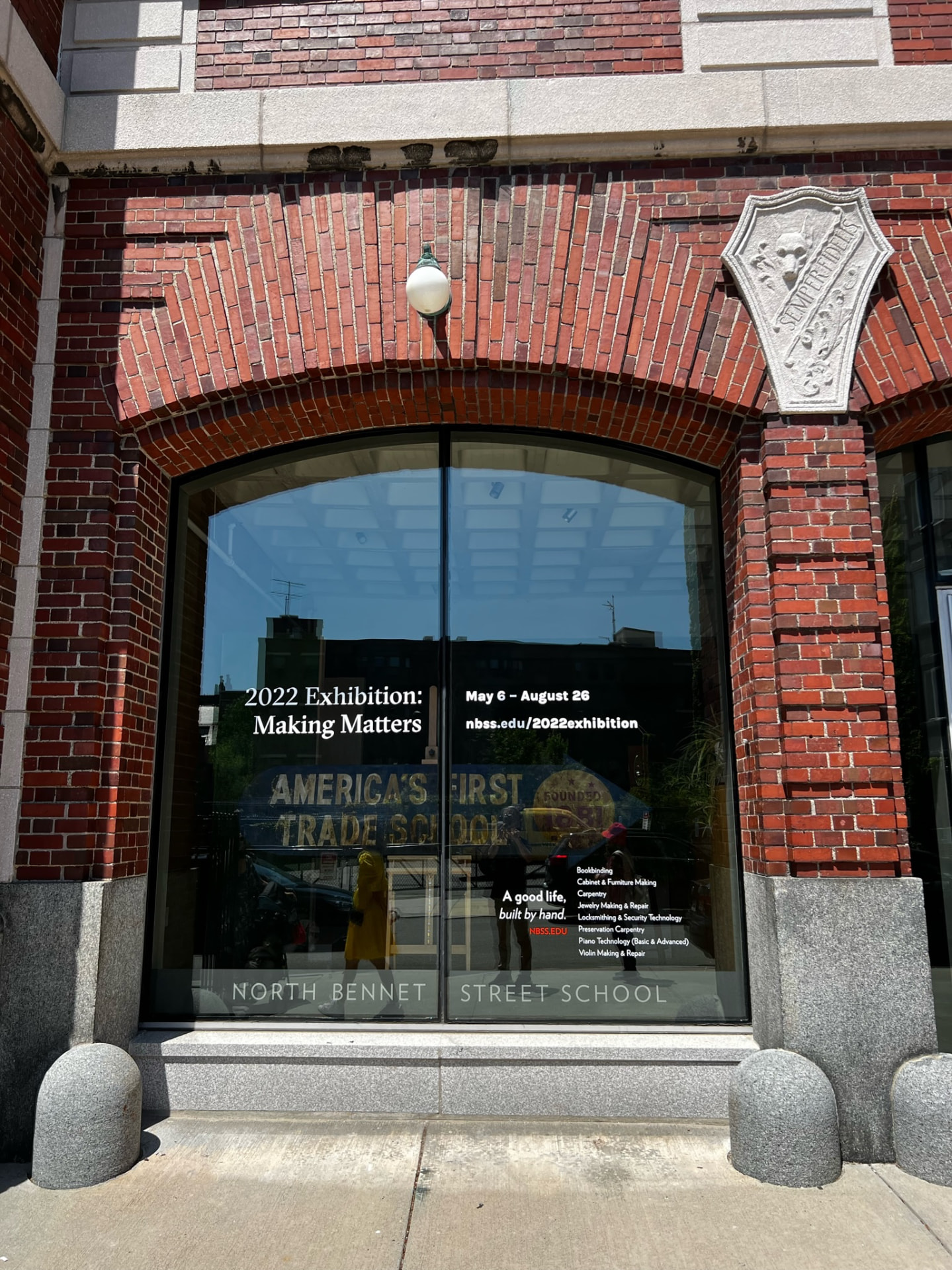 North Bennet Street School exhibition window